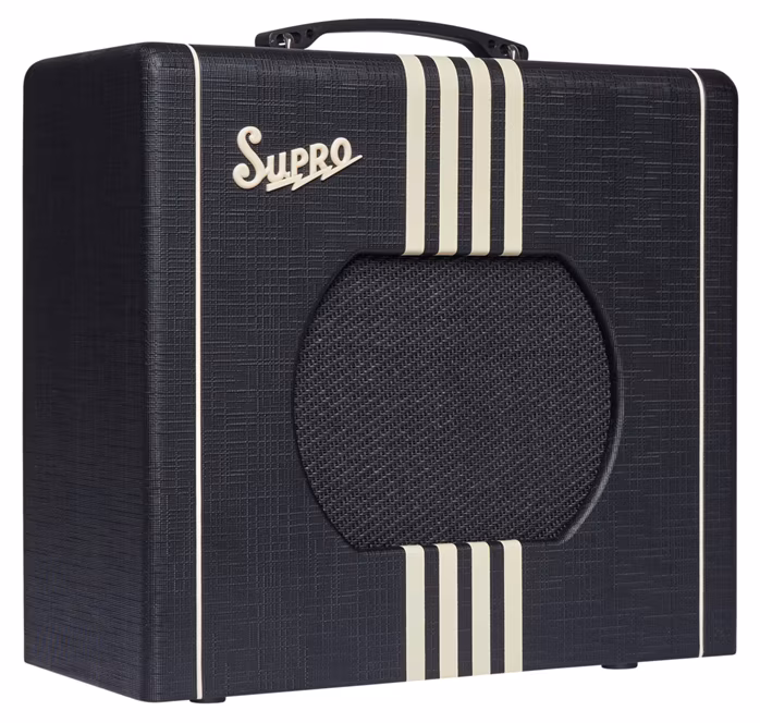 Supro Delta King 10 Black/Cream - Csöves gitárkombók