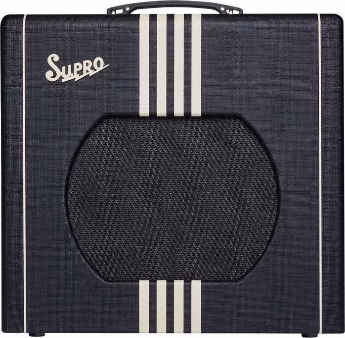 Supro Delta King 12 Black/Cream (kicsomagolt) - Csöves gitárkombók
