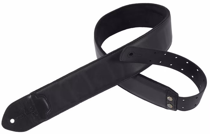 Furch Classic Black Leather Strap - Gitár hevederek