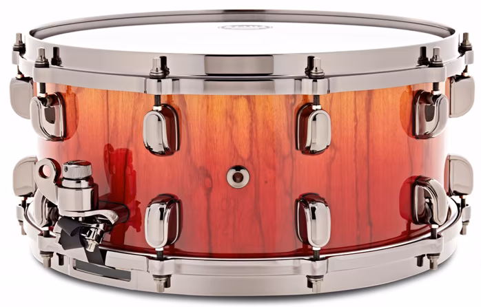 Tama Starclassic Walnut/Birch Snare Drum 14" x 6,5" - Vermillion Bosse Fonce Fade/Black Nickel HW - Pergődob