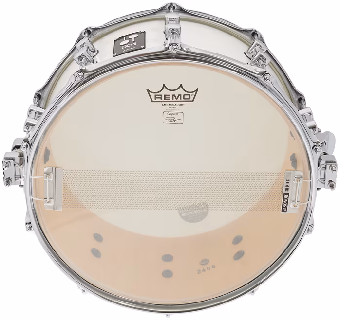 Sonor 14" x 6,5" SQ1 Satin Pure White  - Pergődob