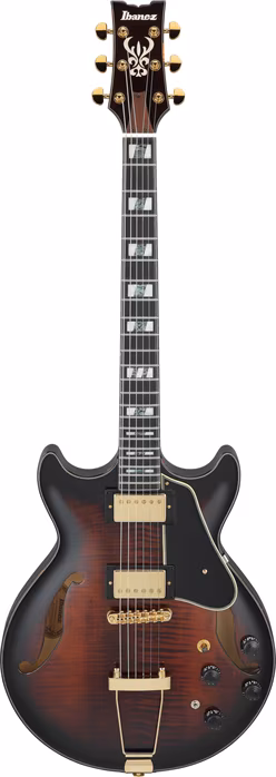 Ibanez AMH100FM Dark Violin Sunburst - Szemiakusztikus gitár