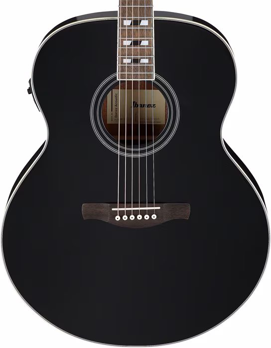 Ibanez AJ70M1E Black - Elektroakusztikus gitár