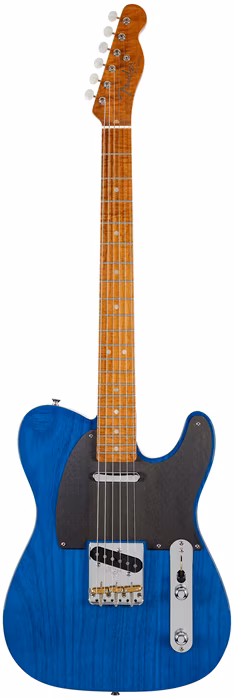 Fender Custom Shop American Custom Telecaster NOS Sapphire Blue Transparent - Elektromos gitár