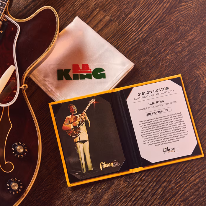 Gibson Custom B.B. King Rumble in the Jungle 1974 ES-355 - Szemiakusztikus gitár