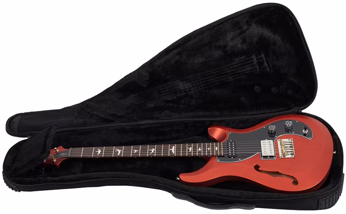 PRS S2 Vela Semi Hollow Satin Red Apple Metallic (használt) - Szemiakusztikus gitár