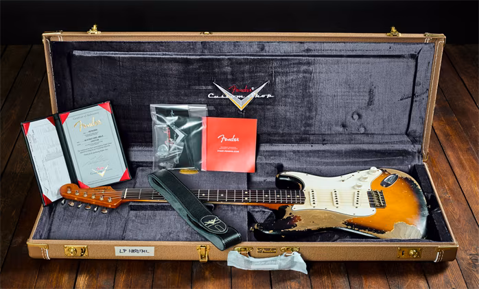 Fender Custom Shop 2024 Stratocaster 59 Masterbuilt Levi Perry Hardtail - Elektromos gitár