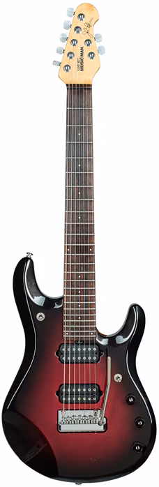 Music Man 2003 Petrucci Piezo JP7 Pearl Redburst - Elektromos héthúros gitár