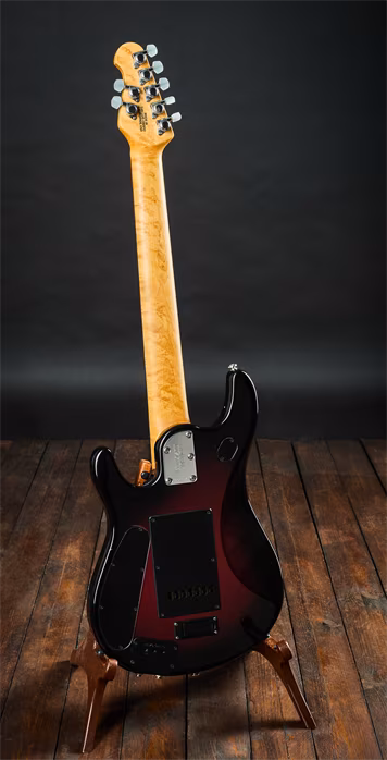Music Man 2003 Petrucci Piezo JP7 Pearl Redburst - Elektromos héthúros gitár
