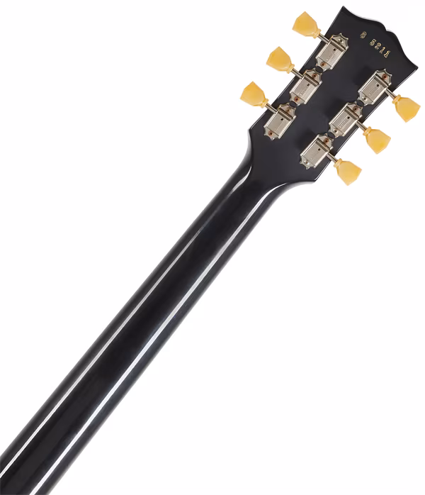 Gibson Custom 1958 Les Paul Standard All Ebony Ultra Light Aged - Elektromos gitár