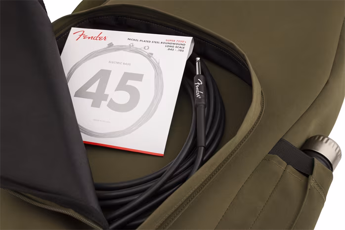 Fender Troubadour Electric Bass Gig Bag Olive - Elektromos basszusgitár puhatok