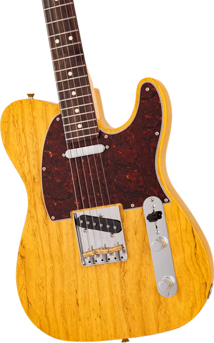 Fender MIJ LE Raw Ash Telecaster VNT - Elektromos gitár