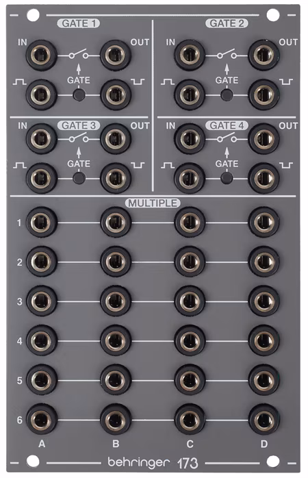 Behringer 173 QUAD GATE/MULTIPLES - Eurorack modul