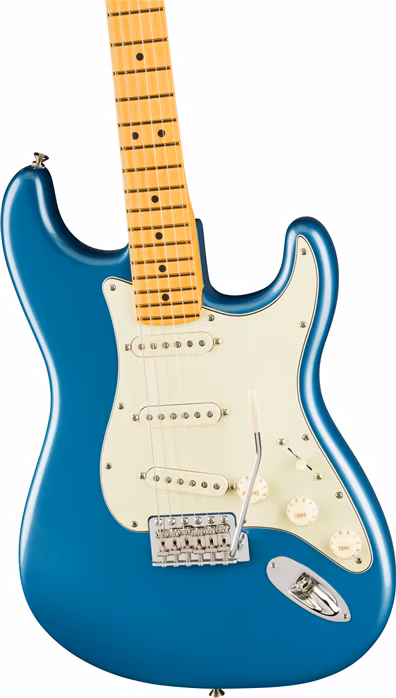 Fender American Professional Classic Stratocaster MN Faded Lake Placid Blue - Elektromos gitár