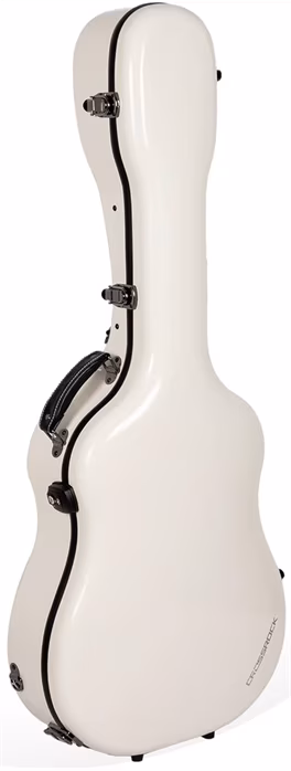CrossRock CRF2021DMW Milk White - Akusztikus gitár keménytok