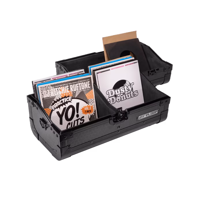 Reloop 7'' Record Case 150 Black - Vinyl hanglemez tok