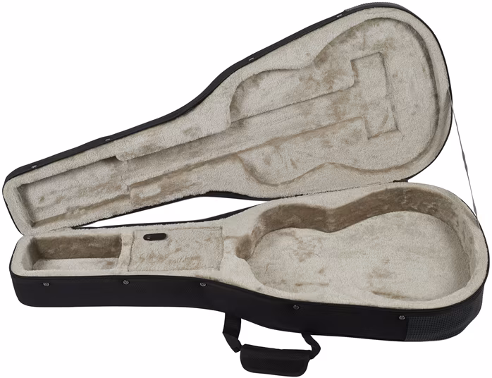 CrossRock CRP300CBK Black - Klasszikus gitár keménytok