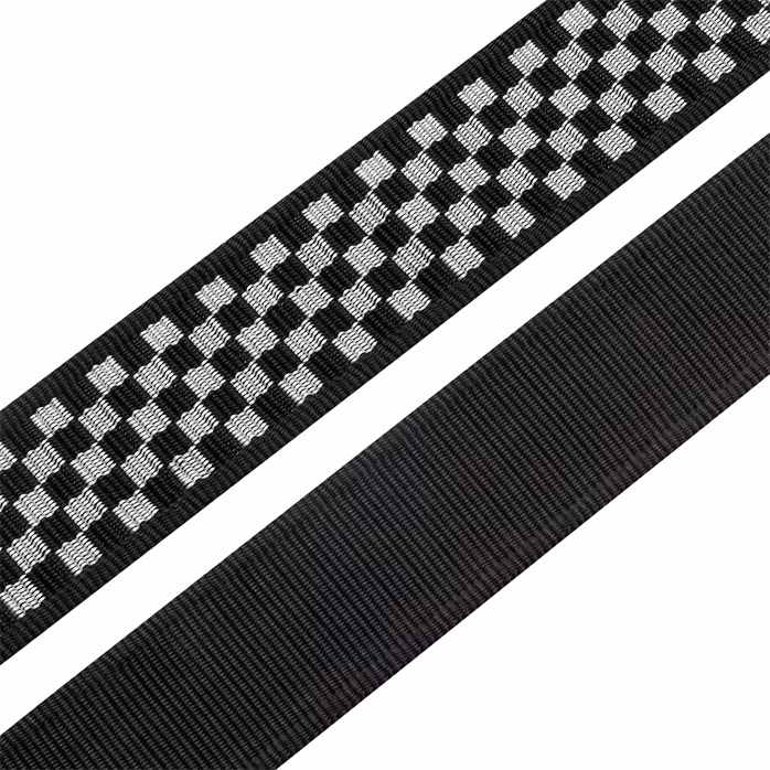 Amumu Checkergrid Black & White - Gitár hevederek