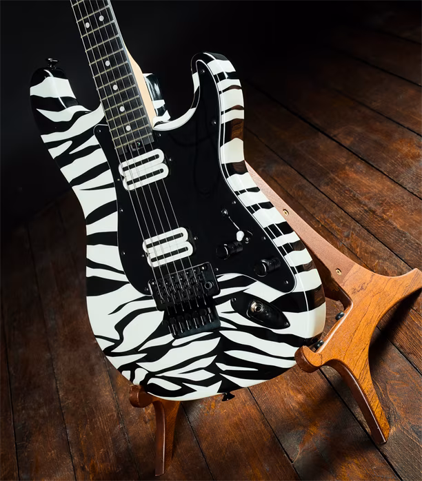 Charvel Custom Shop 2025 So-Cal 2H FR Zebra - Elektromos gitár