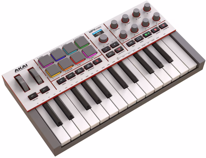 Akai MPK Mini IV White - USB/MIDI keyboard