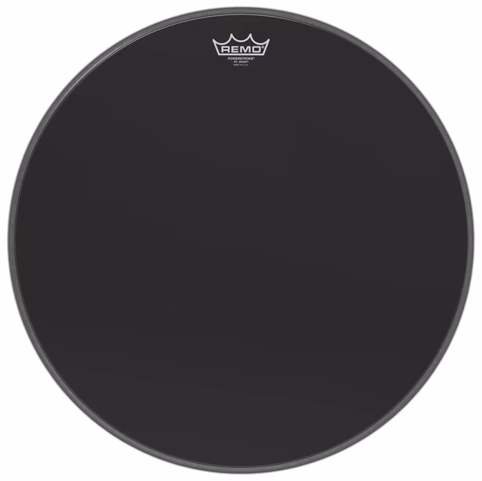 Remo 20" PowerStroke 3 Ebony - Nagydob bőr