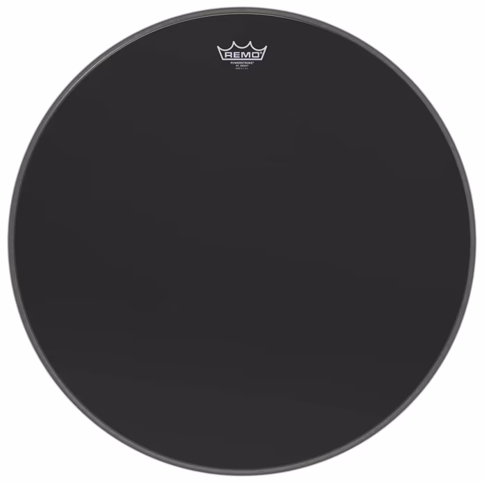 Remo 24" PowerStroke 3 Ebony - Nagydob bőr