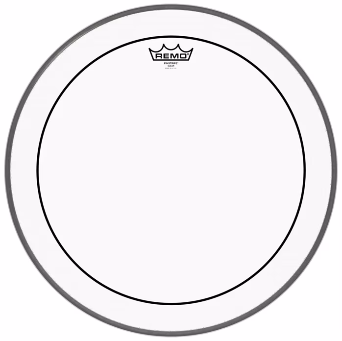 Remo 18" PinStripe Bass Clear - Nagydob bőr