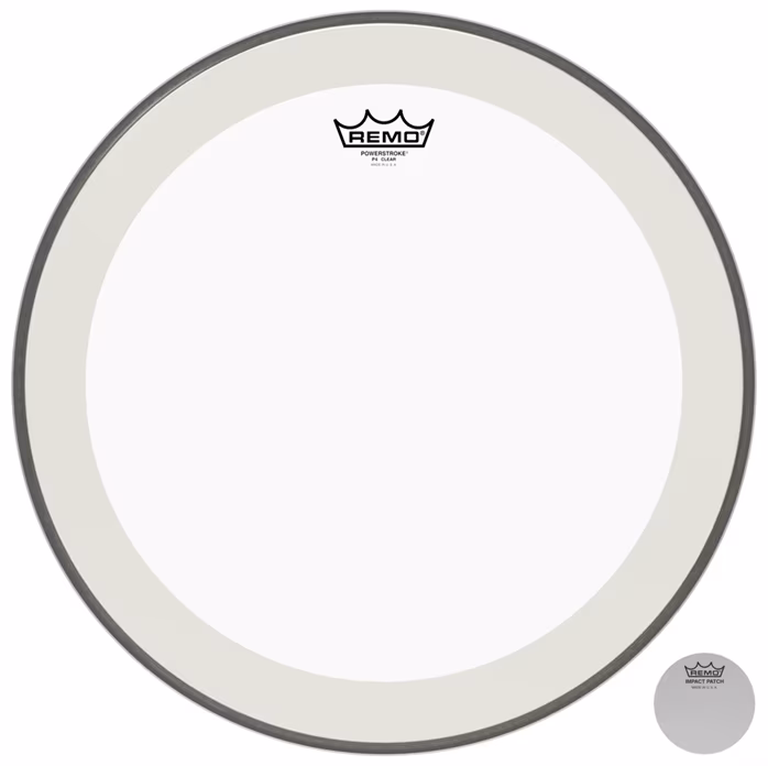 Remo 18" Powerstroke 4 Bass Clear - Nagydob bőr