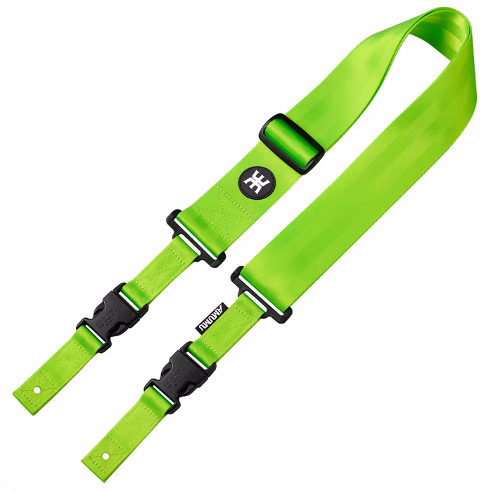 Amumu SNAPLOCK PRO Neon Green - Gitár hevederek