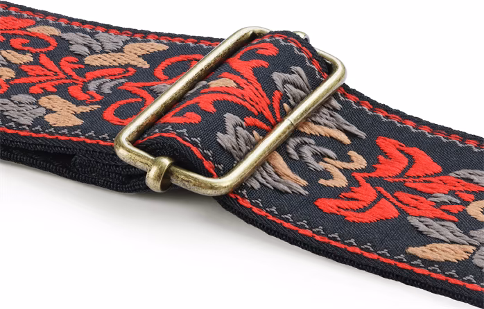 Amumu Hearts & Spades Red Black - Gitár hevederek