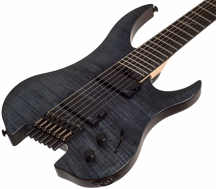 Legator Ghost 7 Multiscale Black Flame - Elektromos héthúros gitár