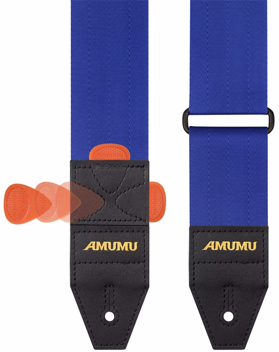 Amumu DURALINK Navy Blue - Gitár hevederek