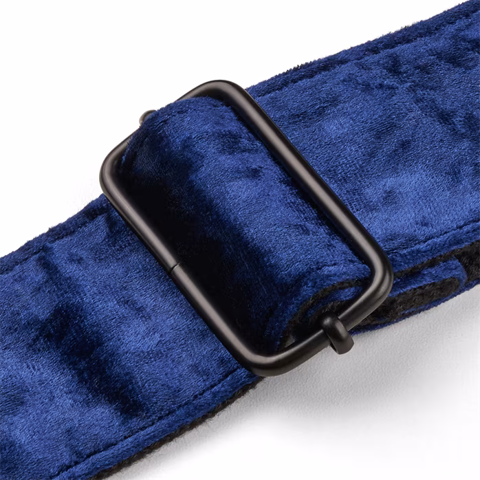 Amumu Velvet Navy Blue - Gitár hevederek