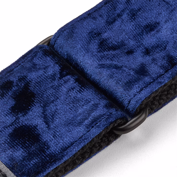 Amumu Velvet Navy Blue - Gitár hevederek