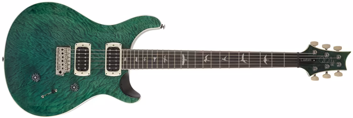 PRS SE Custom 24 Quilt Package Teal Black 2026 - Elektromos gitár