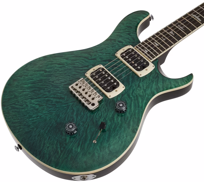 PRS SE Custom 24 Quilt Package Teal Black 2026 - Elektromos gitár