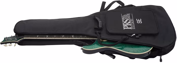 PRS SE Custom 24 Quilt Package Teal Black 2026 - Elektromos gitár