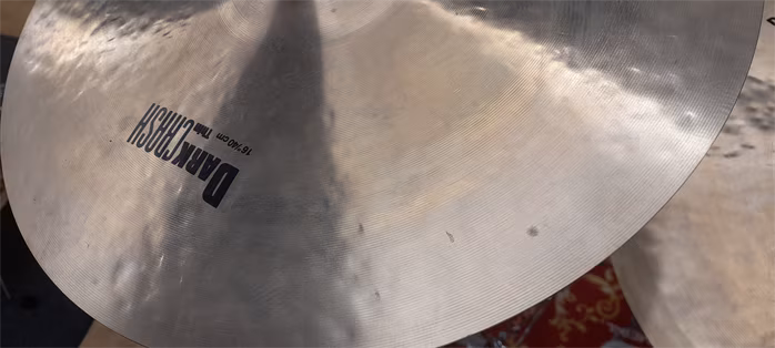 Zildjian 16" K dark crash thin (használt) - Crash cintányér