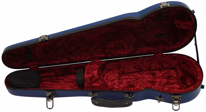 Razzor Fiberglass Violin Case Blue - Hegedű tok