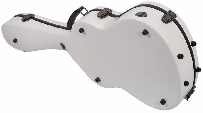 Razzor Fiberglass Classical Guitar Case White - Klasszikus gitár keménytok