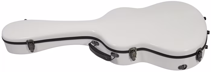 Razzor Fiberglass Classical Guitar Case White - Klasszikus gitár keménytok