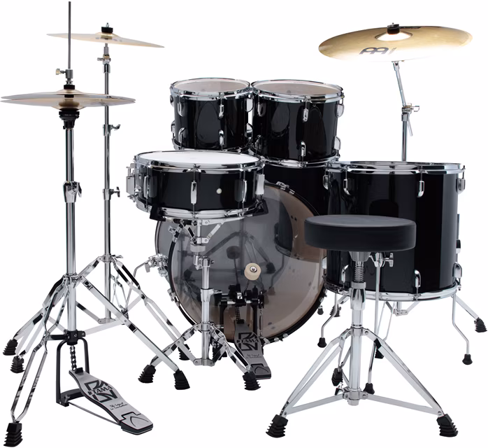 Tama Stagestar Fusion set Black Night Sparkle - Dobszett cintányérokkal
