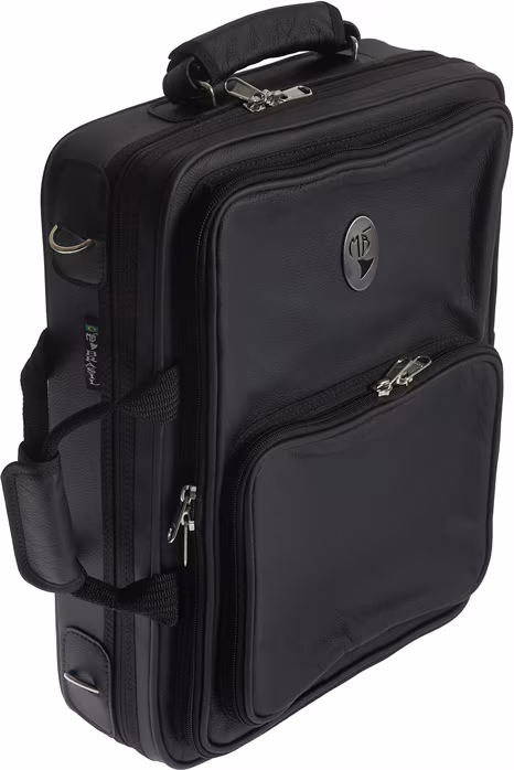 Marcus Bonna MB Case for 2 Clarinets A/Bb, Black Leather - Klarinét duplatok