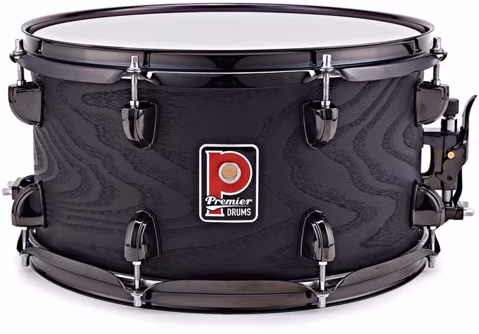 Premier 13" x 7" Artist Birch Snare Drum Stealth Black - Pergődob