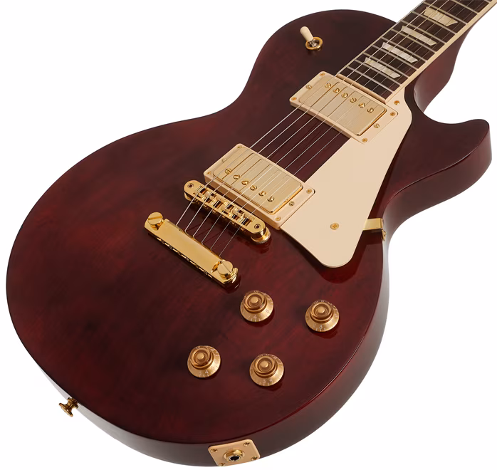 Gibson Les Paul Studio Gold Hardware Wine Red - Elektromos gitár