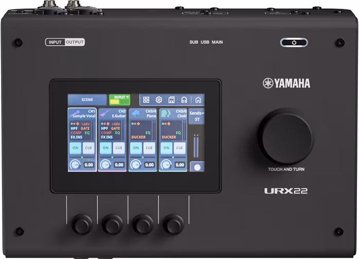 Yamaha URX22 BK - USB hangkártya