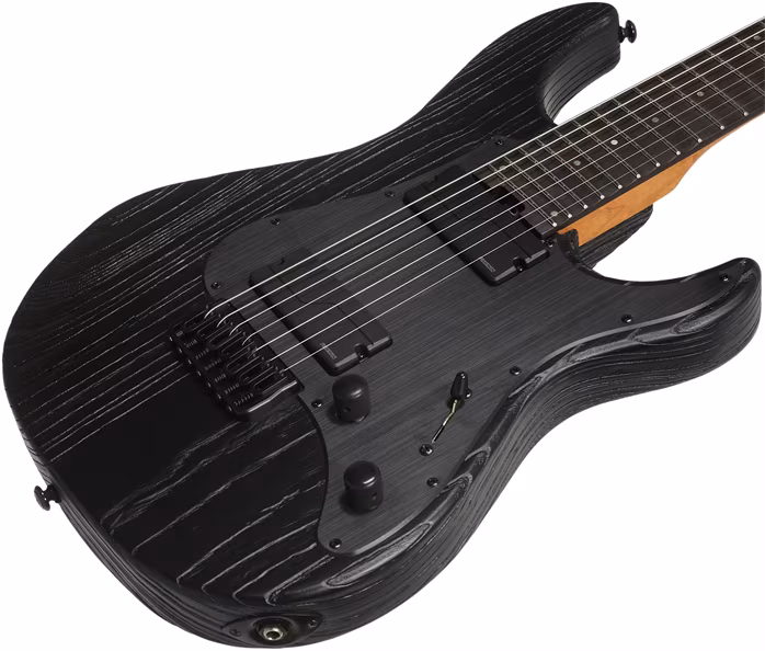 ESP LTD SN-1007 Baritone Ht Blk Blast - Elektromos héthúros gitár