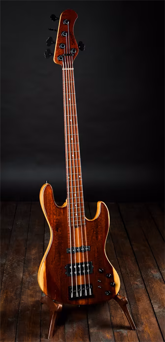 Sadowsky 2023 Masterbuilt 21- Fret Snake Wood BO 22/40 - Elektromos basszusgitár