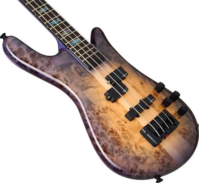 Spector Euro CST 4 Natural Violet Burst - Elektromos basszusgitár