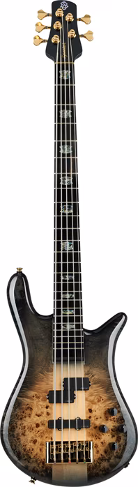 Spector Euro CST 5 Natural Black Burst - Elektromos basszusgitár